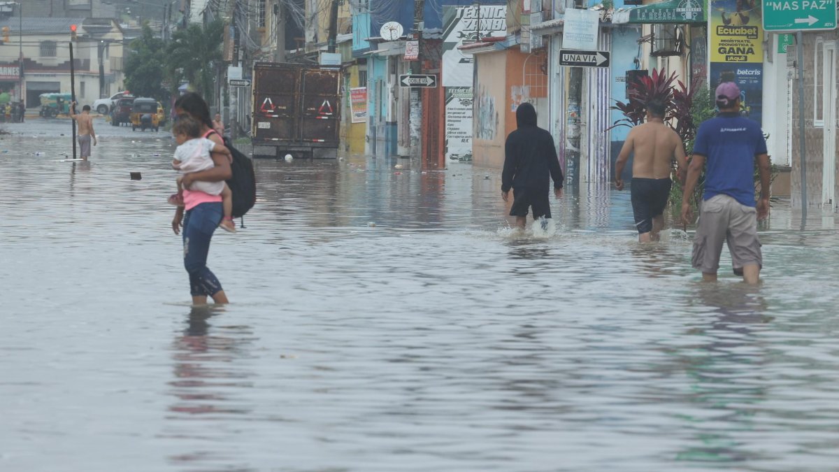 En Guayaquil, durante las lluvias fuertes de este 2023 varios sectores se inundaron.