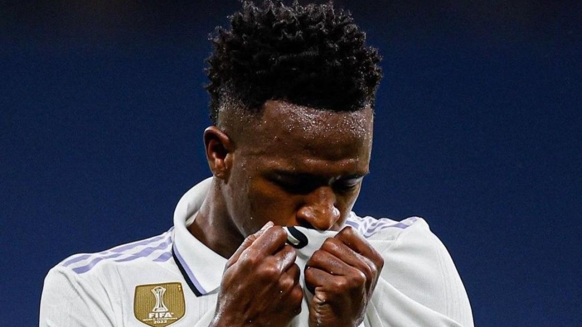 Vinicius ha sufrido ataques de racismo desde que llegó al Real Madrid.