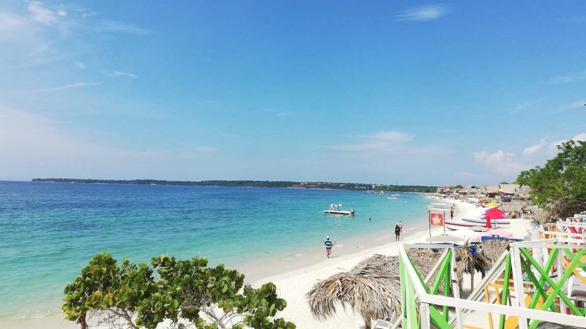 El robo de la billetera ocurrió en Playa Blanca, un balneario de Cartagena.