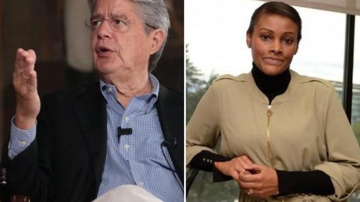 El Presidente de la República, Guillermo Lasso, y la Fiscal General, Diana Salazar