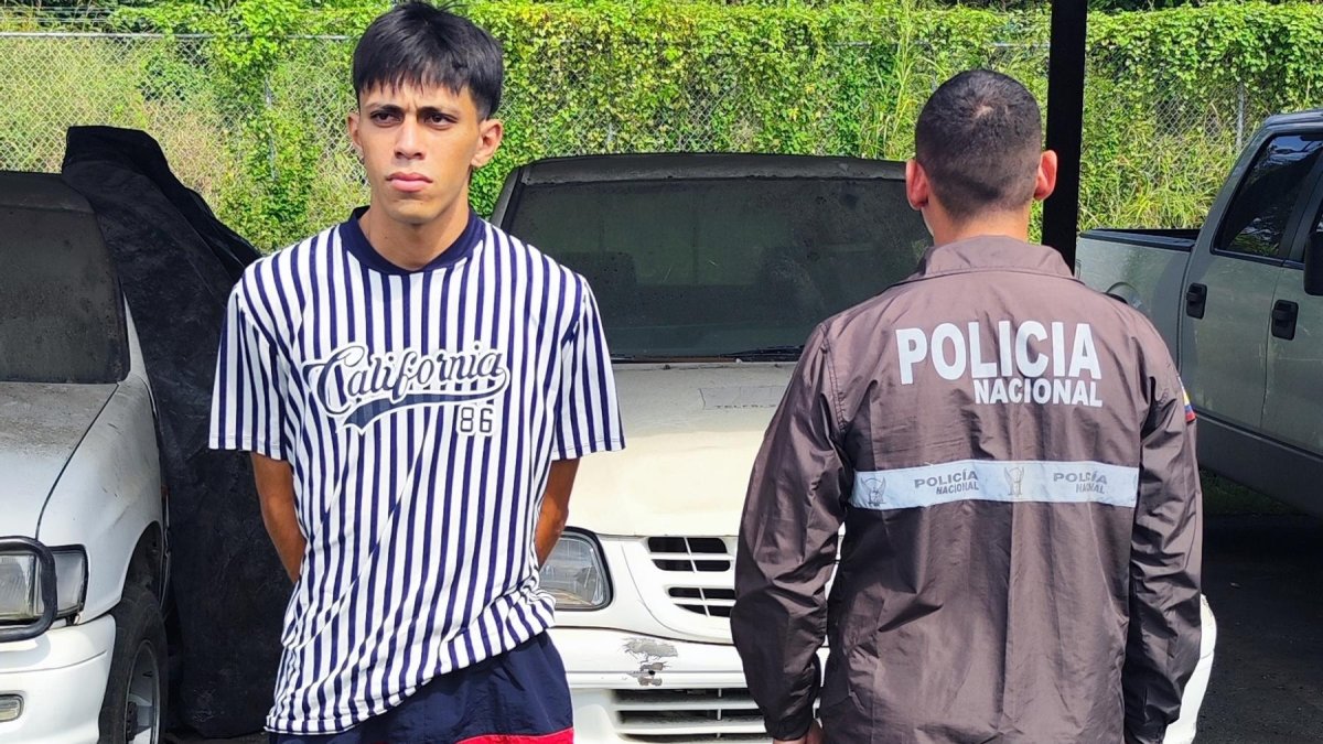 El sospechoso fue encontrado en un domicilio de Mucho Lote, en el norte de Guayaquil