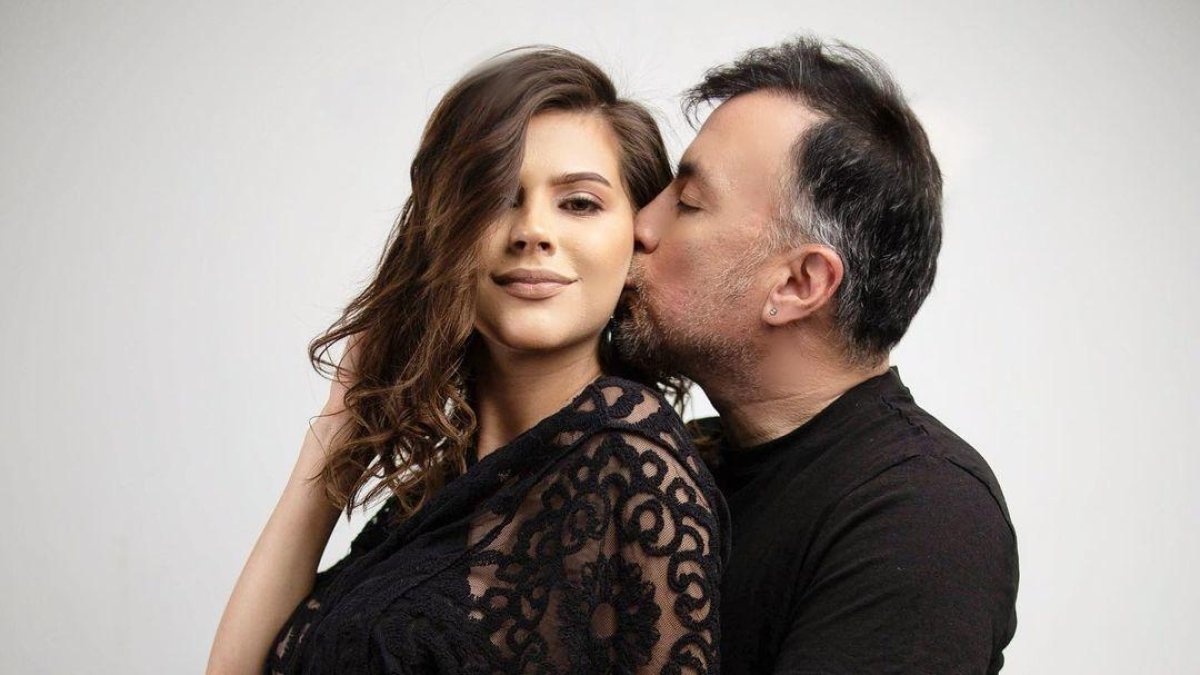 Arianna Mejía con su aún esposo Troi Alvarado.