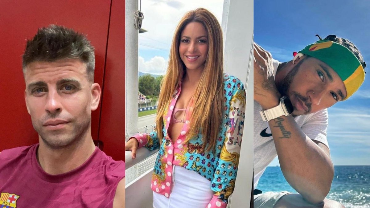 Gerard Piqué y Lewis Hamilton, la fortuna entre su ex y el 