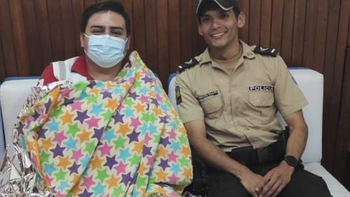 La pequeña estaba pálida cuando la encontraron.