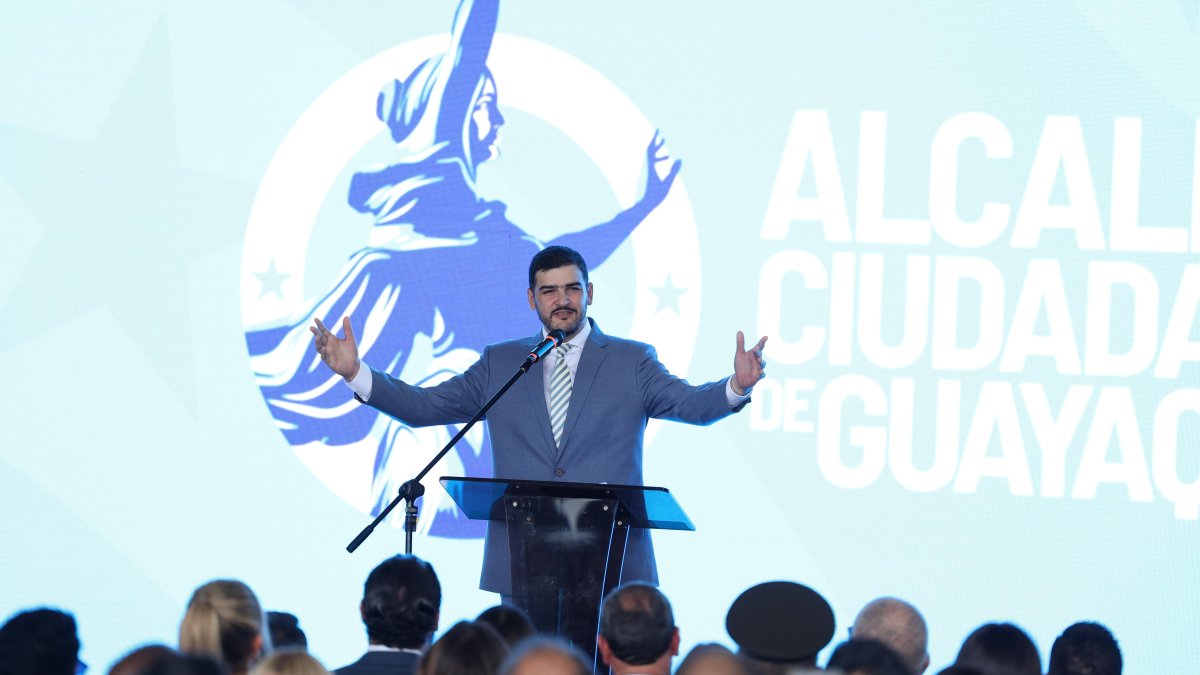 Aquiles Álvarez es el alcalde de Guayaquil.