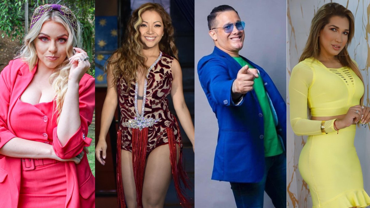 Christina Harzer, Nathaly Silvana, Carlos José Matamoros e Ivanna Melgar.