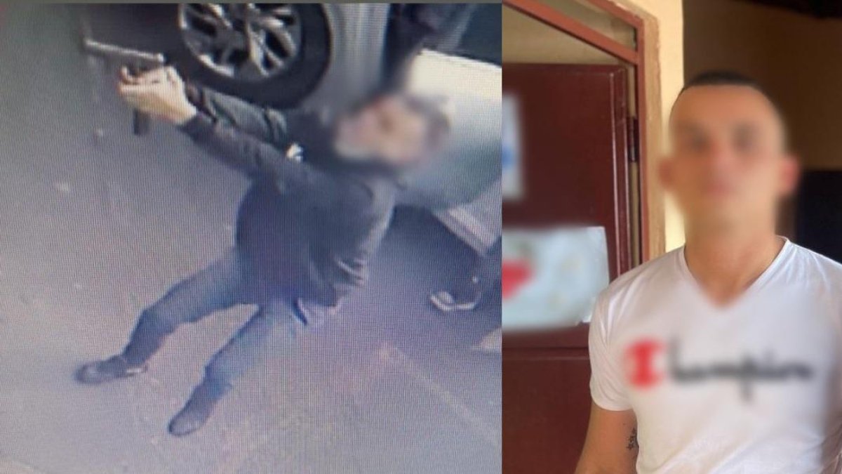 El hombre capturado es de nacionalidad extranjera.