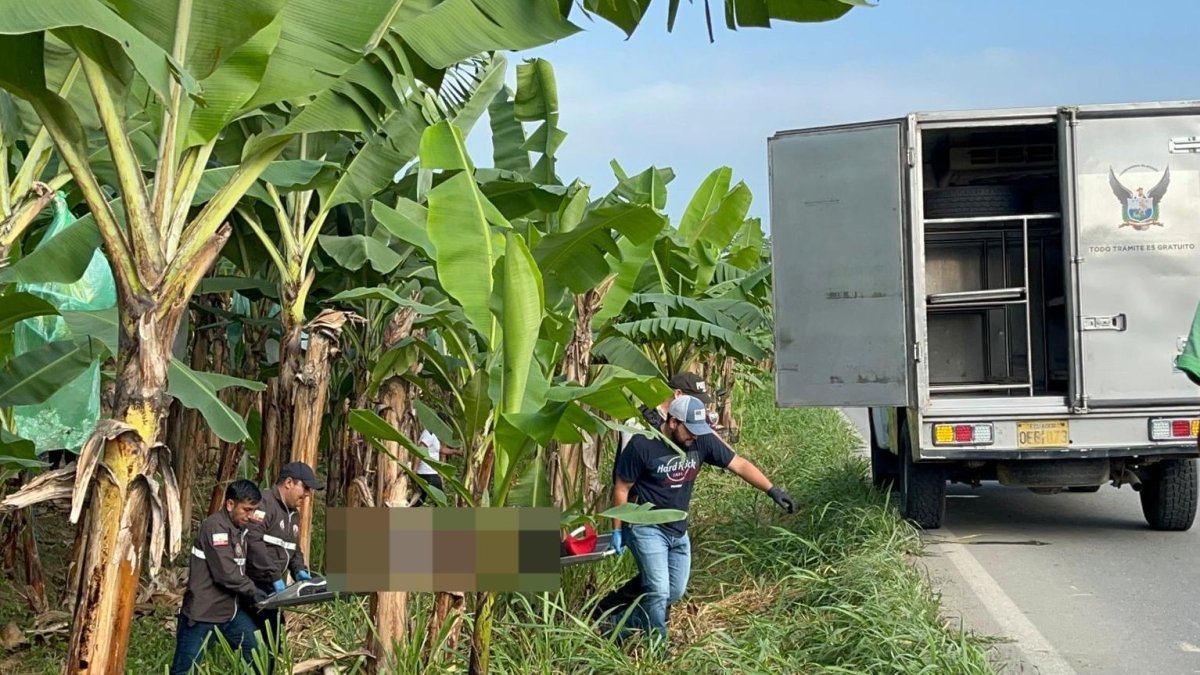 Dos cadáveres fueron hallados en la vía Buenavista-Pasaje.