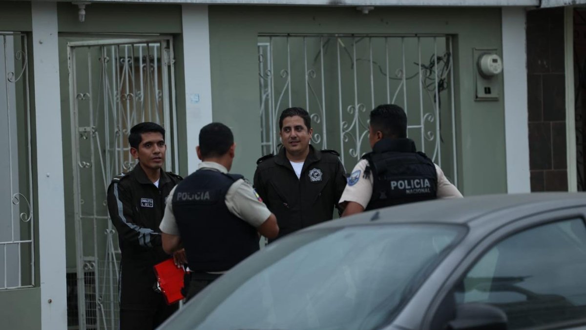 La Policía hizo las detenciones en una casa de la ciudadela Huancavila Norte, en Guayaquil.