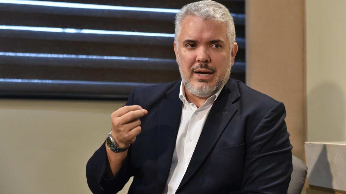 Iván Duque Márquez, expresidente de Colombia, en entrevista con EXTRA.