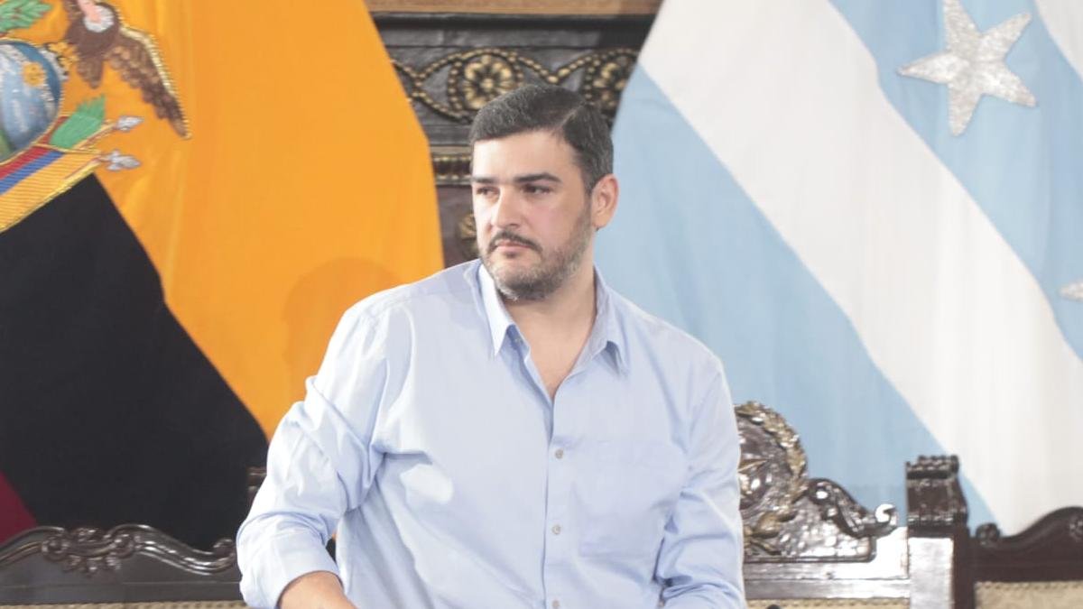 Aquiles Álvarez, alcalde de Guayaquil