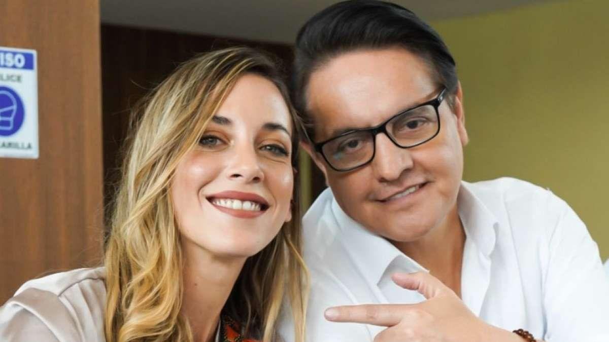 Andrea González y Fernando Villavicencio.