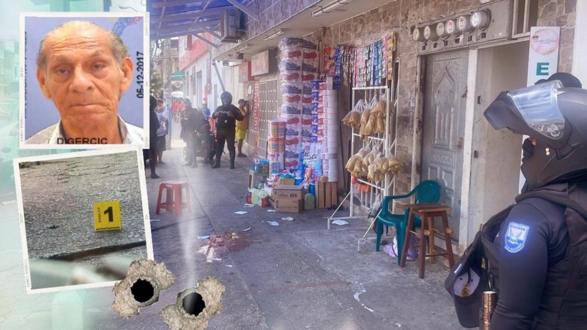 El adulto mayor fue auxiliado por ciudadanos que se encontraban cerca del sitio del atentado.