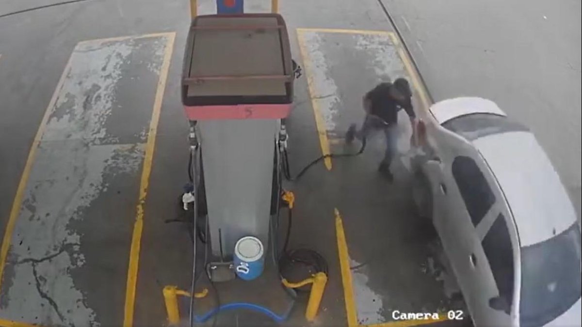 El vehículo habría huido luego de llenar el tanque y sin cancelar lo correspondiente.