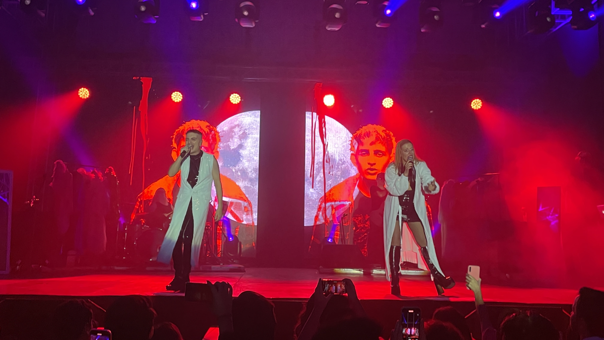 El dúo Miranda! en Guayaquil.