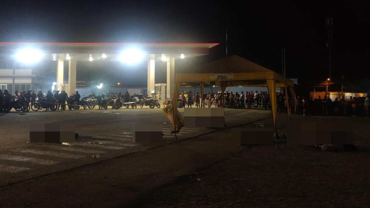 Una balacera dejó muertos y heridos en una gasolinera de Durán.
