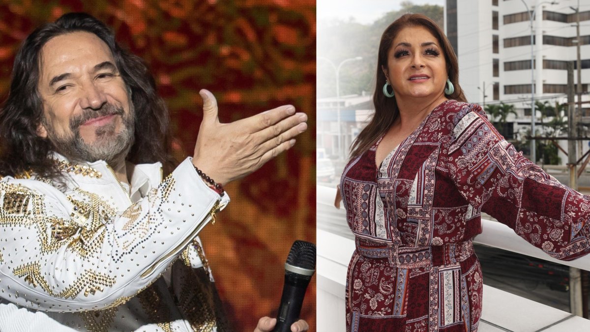 Marco Antonio Solís y Paulina Tamayo.