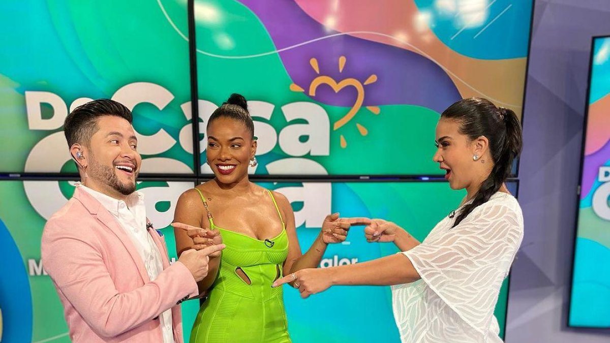 Jorge Heredia, Denisse Angulo y Michela Pincay.