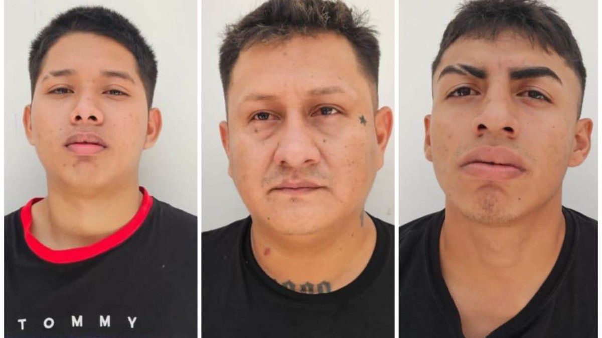 La Policía detuvo a los delincuentes con armas y municiones.