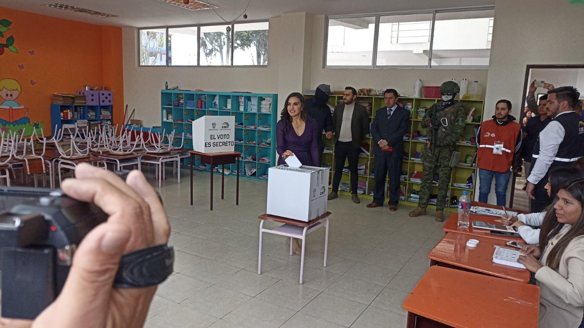 Verónica Abad es la vicepresidente electa del Ecuador.