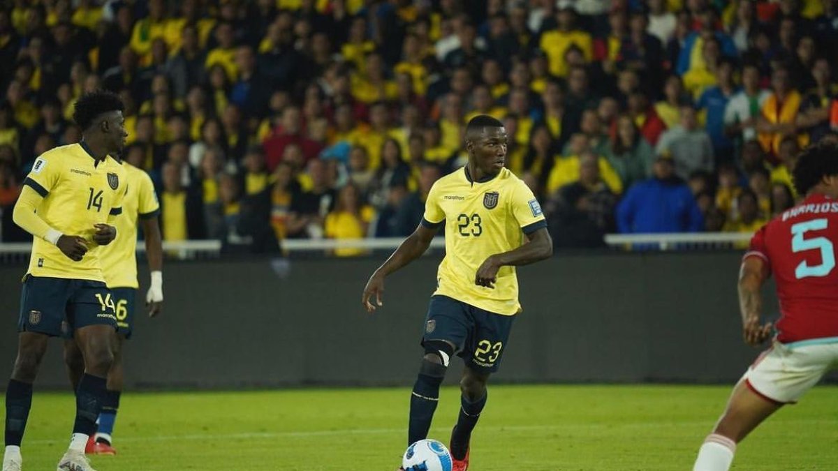 Moisés Caicedo fue titular en los dos partidos que Ecuador tuvo en la tercera y cuarta fecha de las eliminatorias al Mundial del 2026.