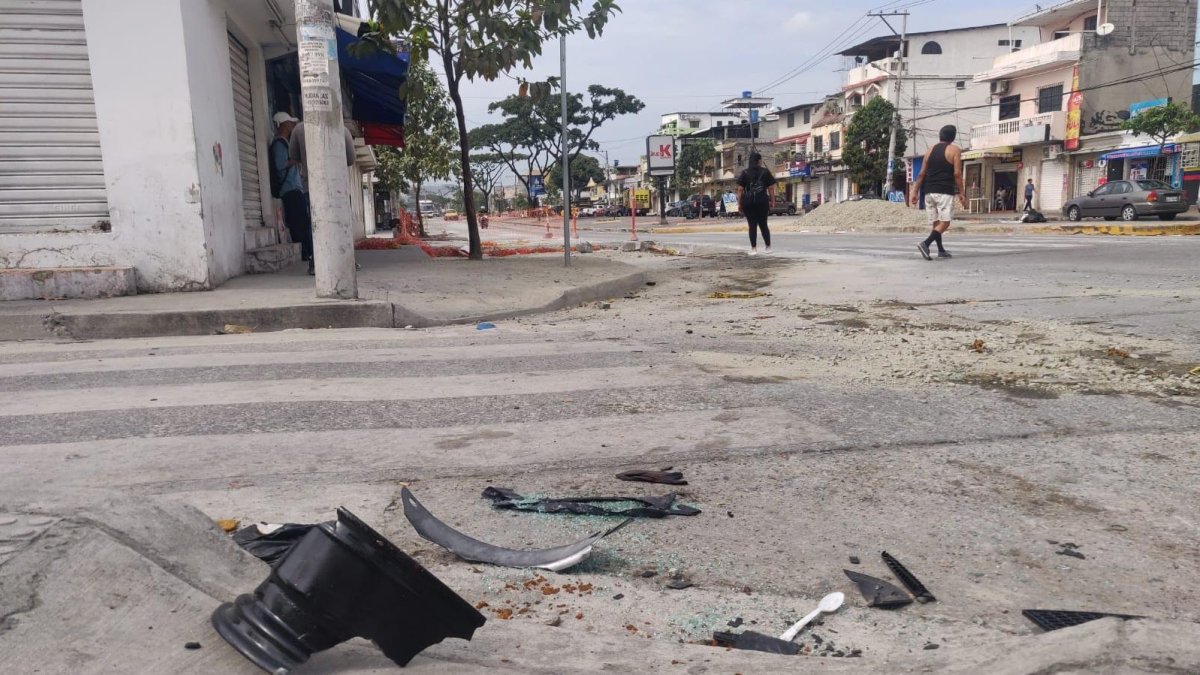 El accidente se registró la noche de este 18 de octubre.