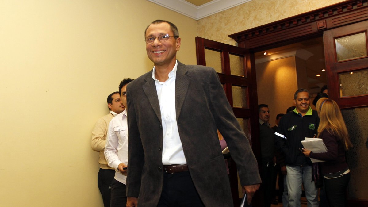 Jorge Glas fue vicepresidente desde el 24 de mayo de 2013 hasta el 6 de enero de 2018.