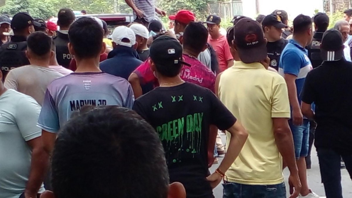 Moradores del sector estaban preocupados por lo ocurrido con el menor de edad.