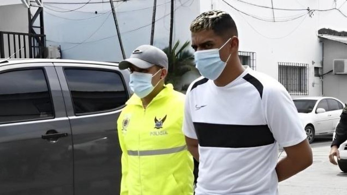 Antonio Benjamín Camacho Pacheco, alias Ben 10, en una de sus detenciones.