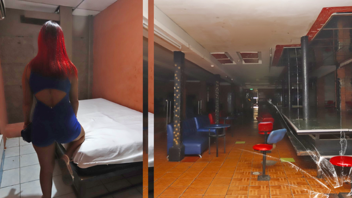 Con las luces apagadas, sin clientes, sin chicas ni ‘bielas’. Las extorsiones hacen que los chongos cierren puertas. 