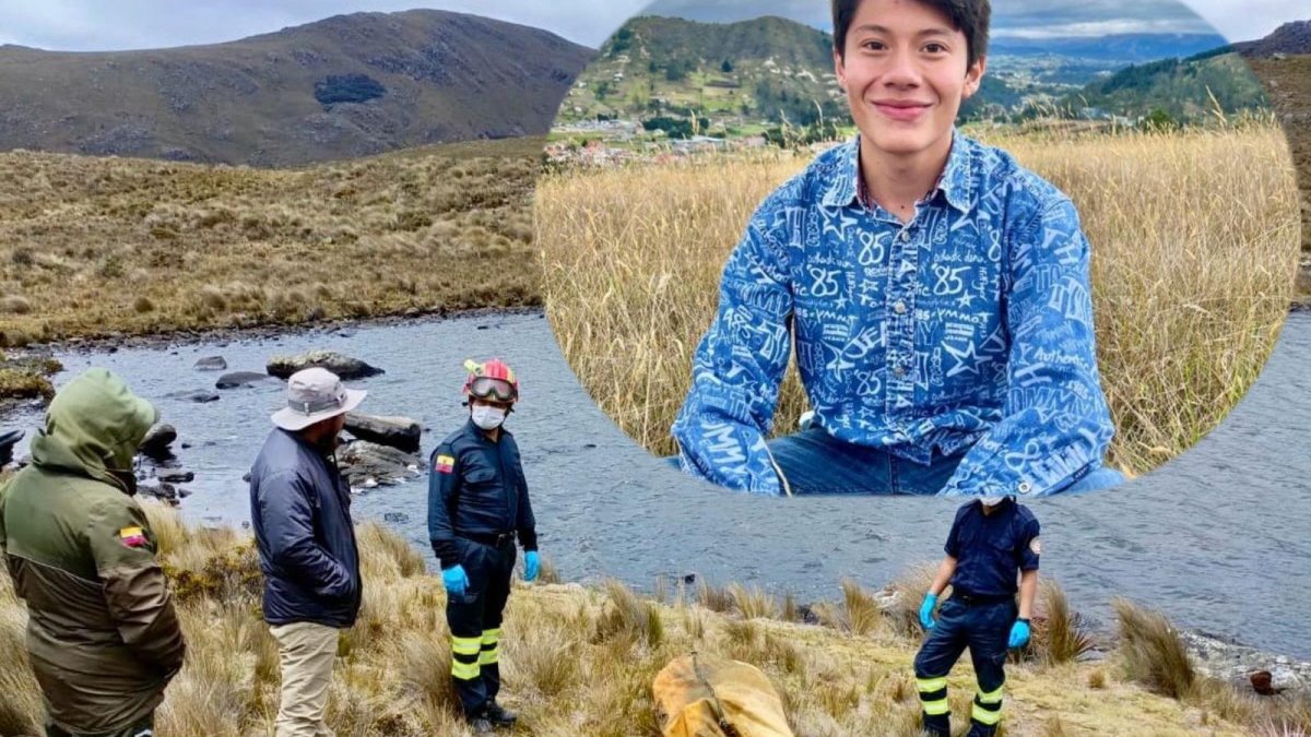 Lugar de hallazgo del cuerpo de José Vintimilla.