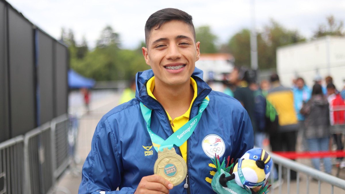 El marchista David Hurtado aportó con una presa dorada al Team Ecuador.