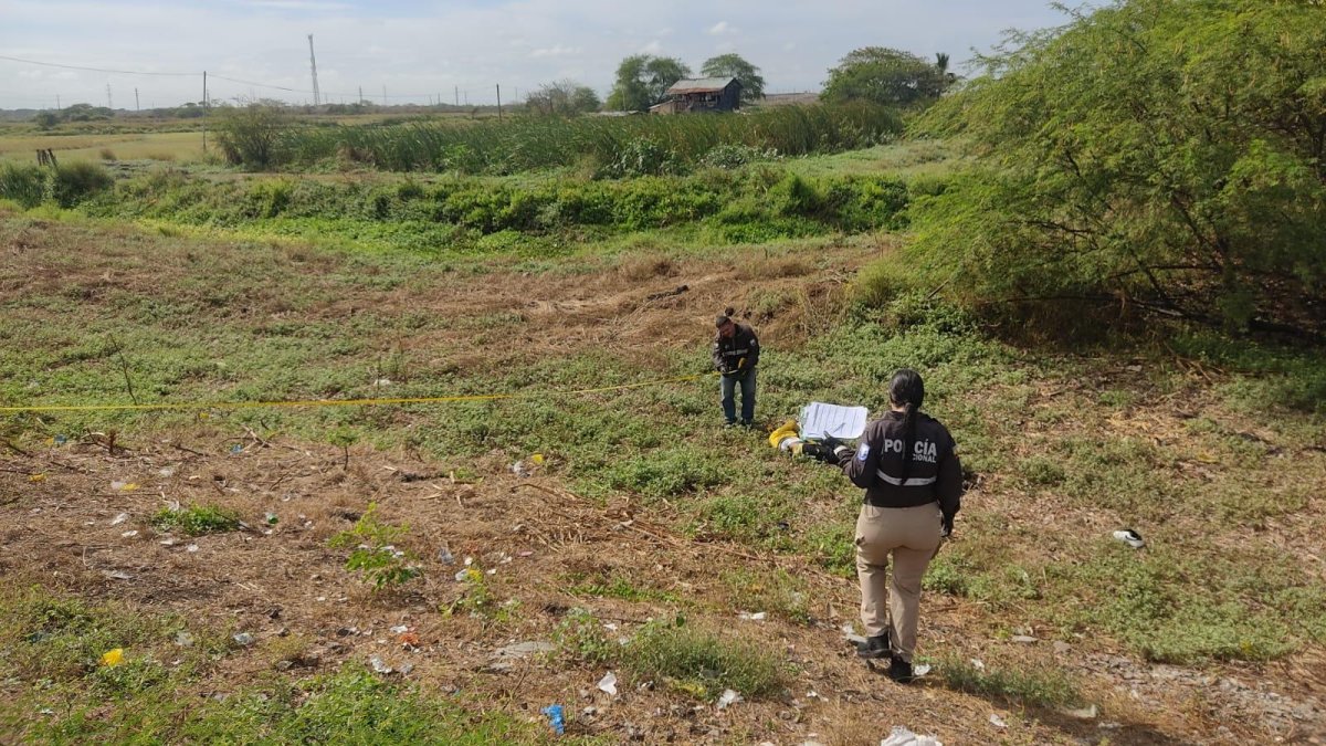 Allí encontraron el cadáver.