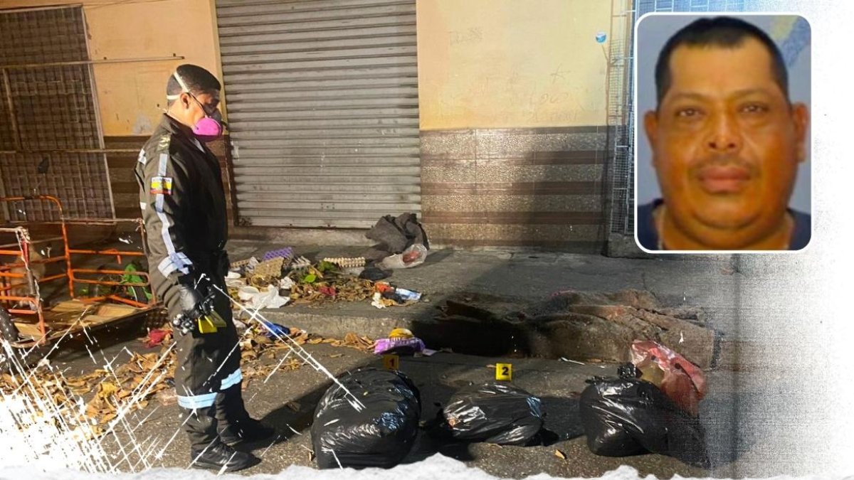 El cuerpo de José Chase fue dividido en partes y metido en sacos y fundas.