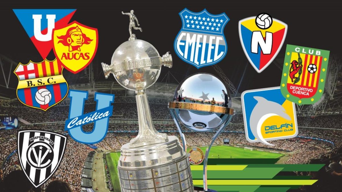 Los equipos ecuatorianos tendrán 5 cupos en Copa Libertadores y 4 en Copa Sudamericana.