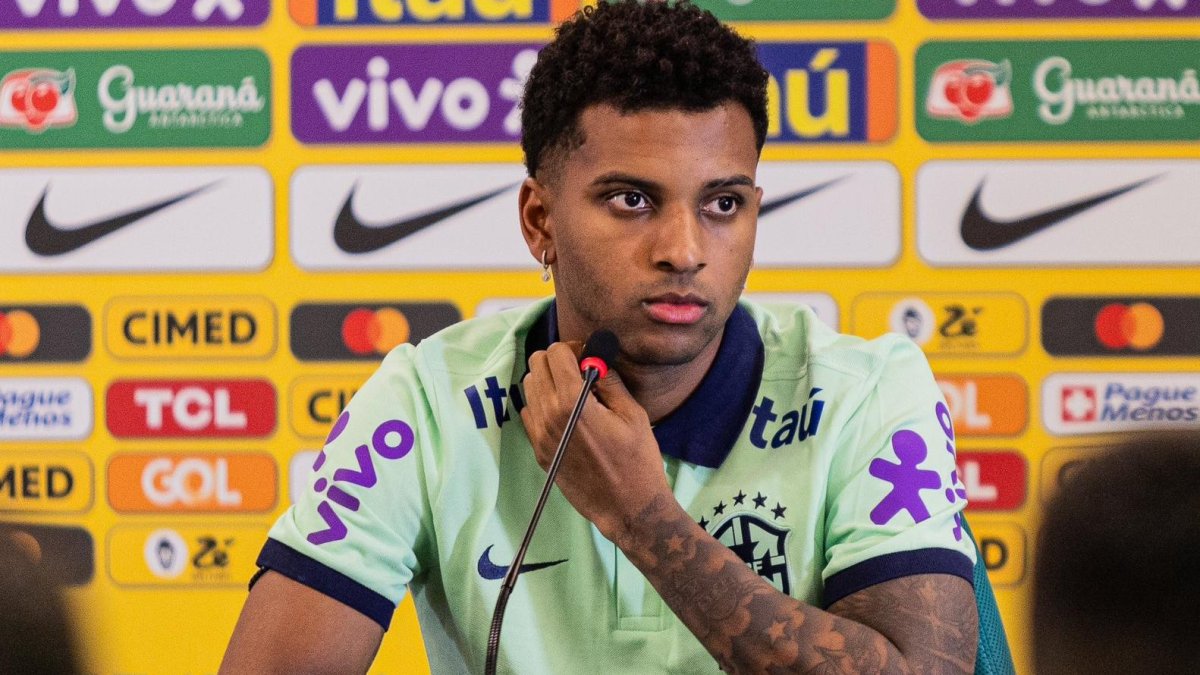 Rodrygo, joven atacante brasileño.