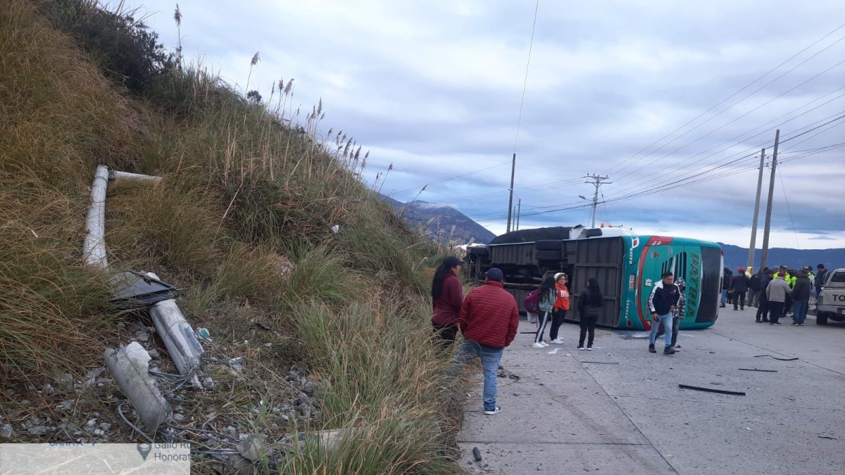 El accidente ocurrió en el Cantón Cañar.