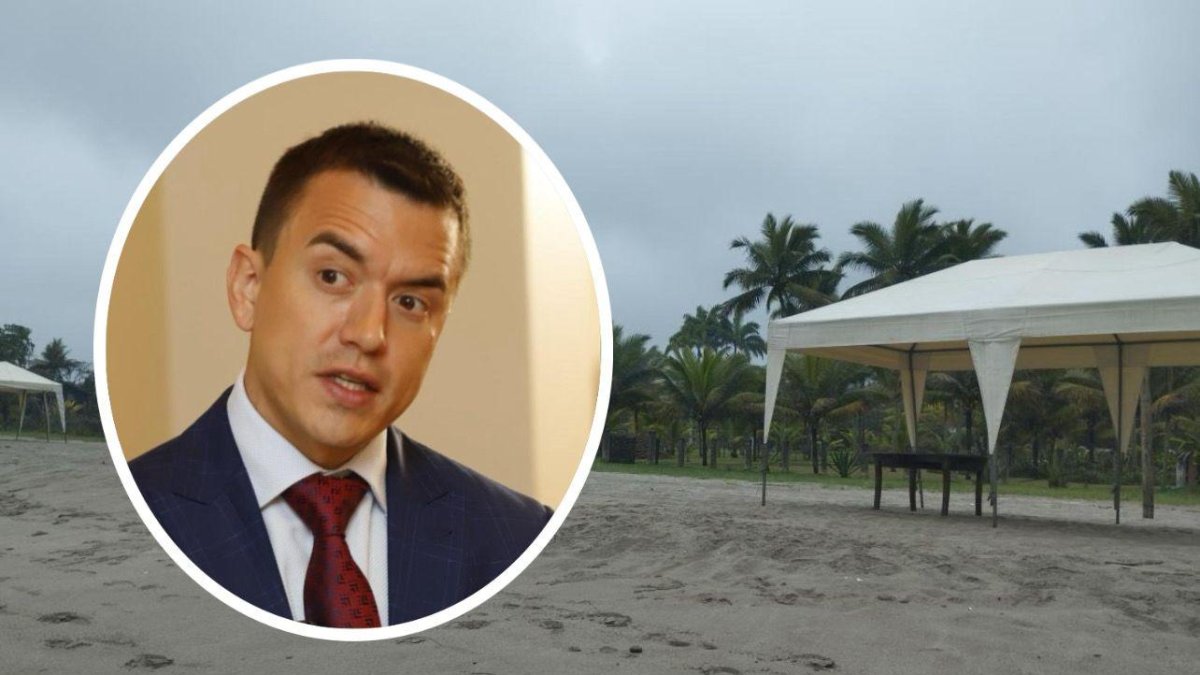 A este predio al pie de la playa ingresaron los invasores.