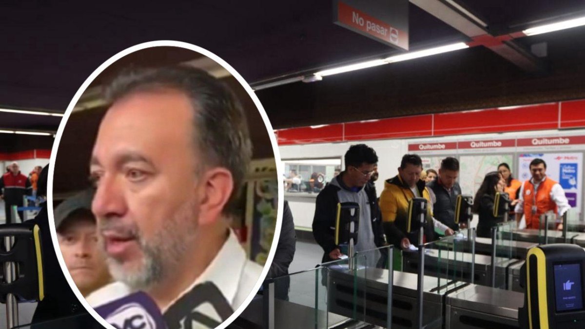 El alcalde, Pabel Muñoz, confirmó el intentó frustrado de robo en el primer día de operaciones del Metro de Quito.