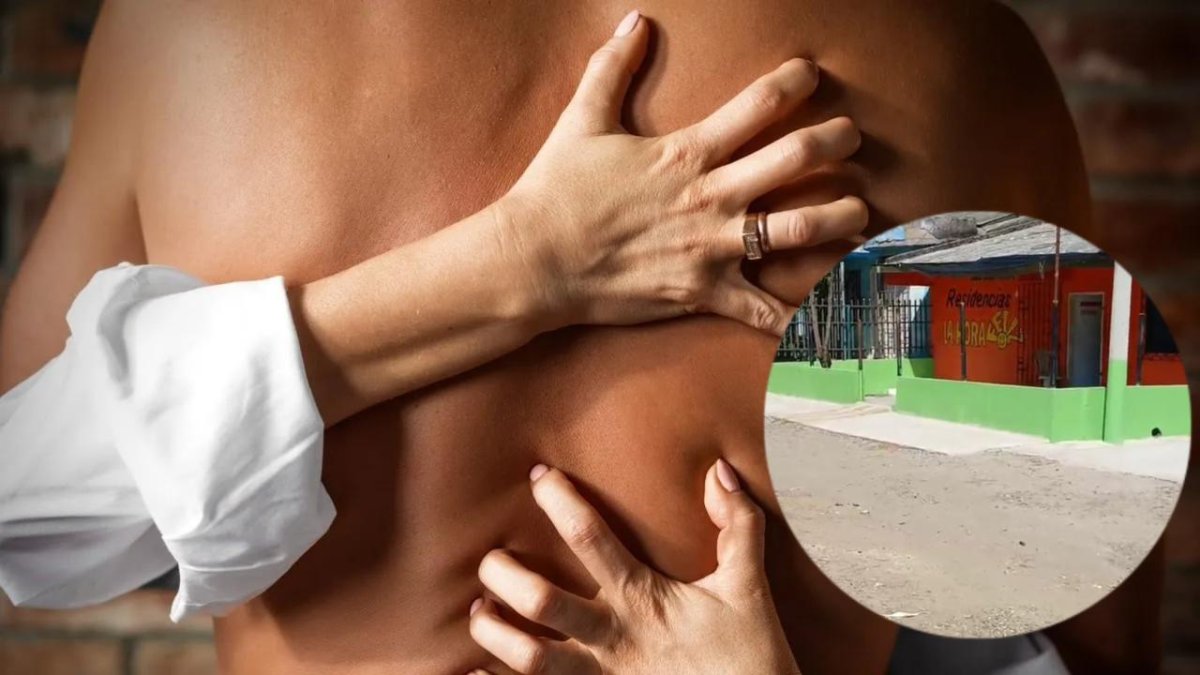 Imagen real del motel donde ocurrió la tragedia.