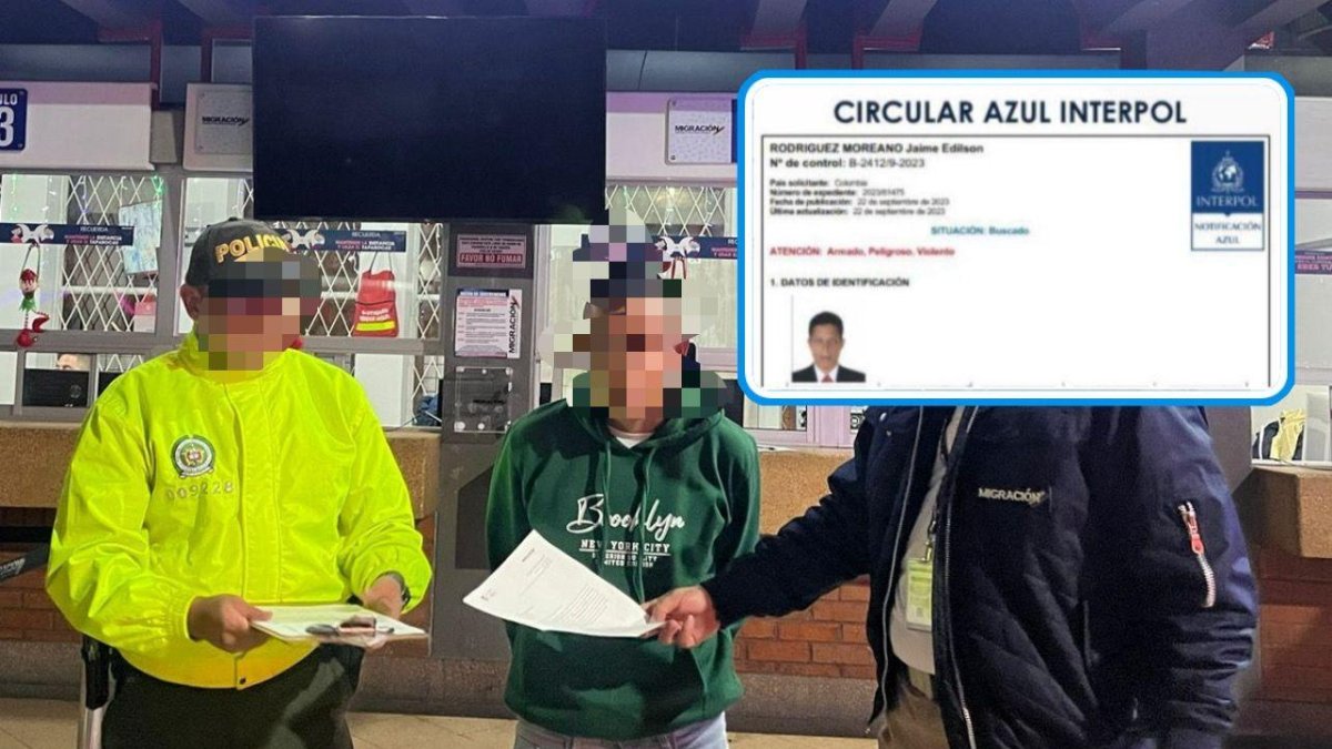 Alias Jhonny fue entregado a Colombia en el puente internacional de Rumichaca.