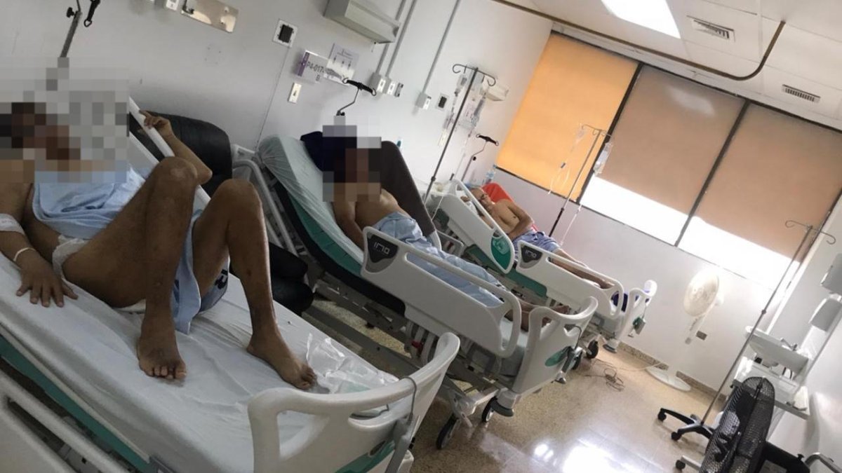 Galenos de la casa de salud estiman que el 80 % del centro está sin el servicio de acondicionador de aire