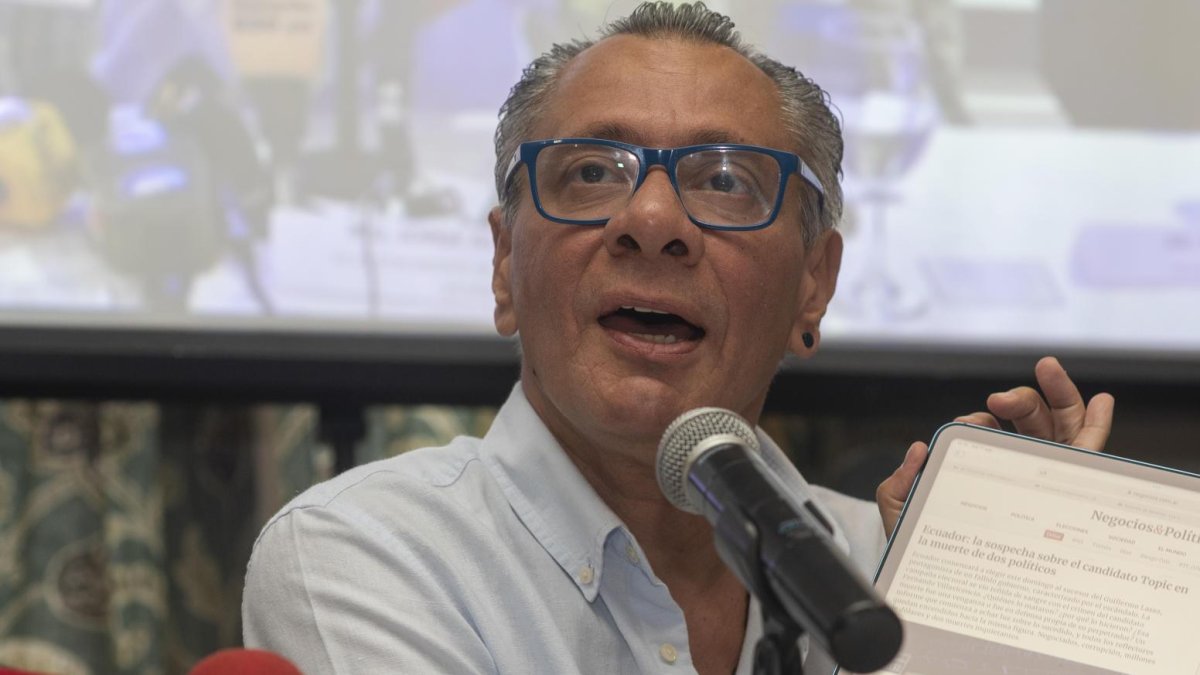 Jorge Glas, exvicepresidente de Ecuador, en una fotografía de archivo.