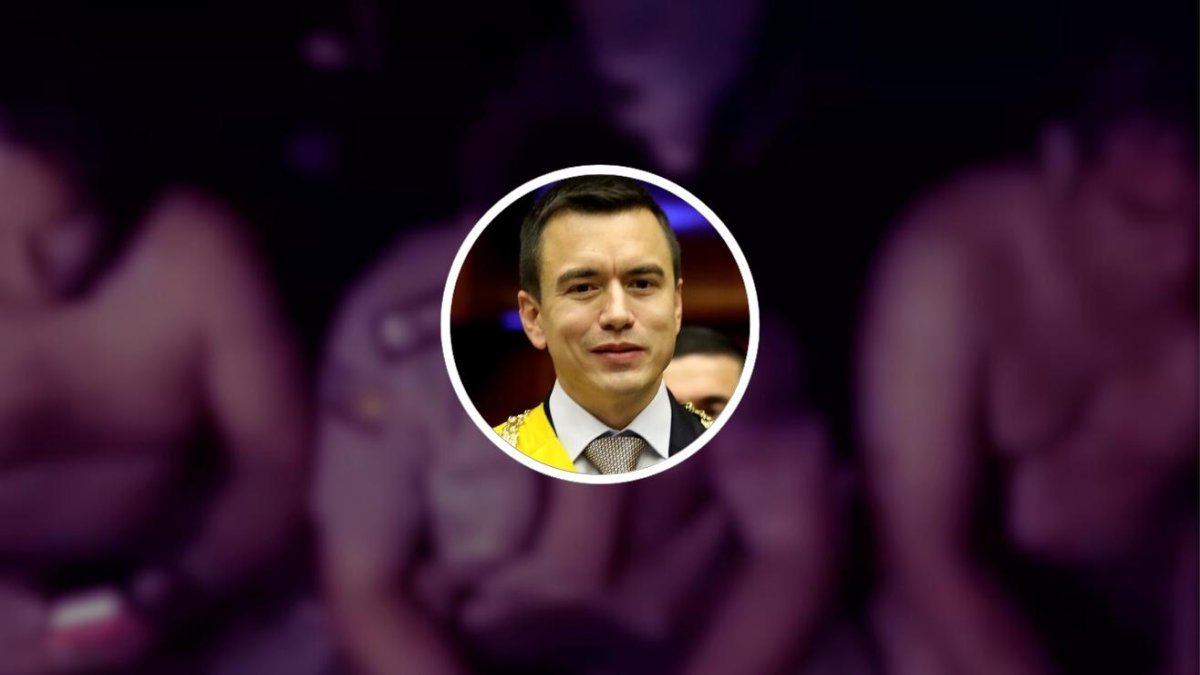 Criminales difundieron amenazas en contra del presidente de la República del Ecuador, Daniel Noboa, tras secuestro de policías.