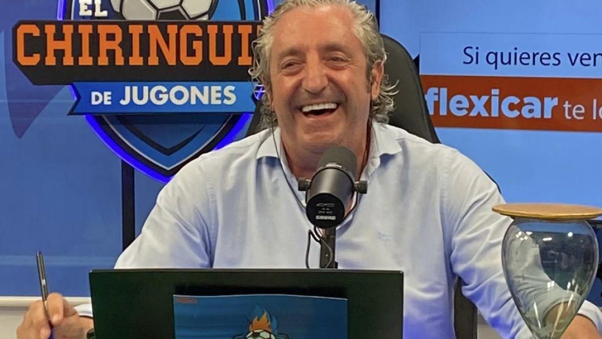 Josep Pedrerol principal animador del El Chiriguito, programa deportivo de España.