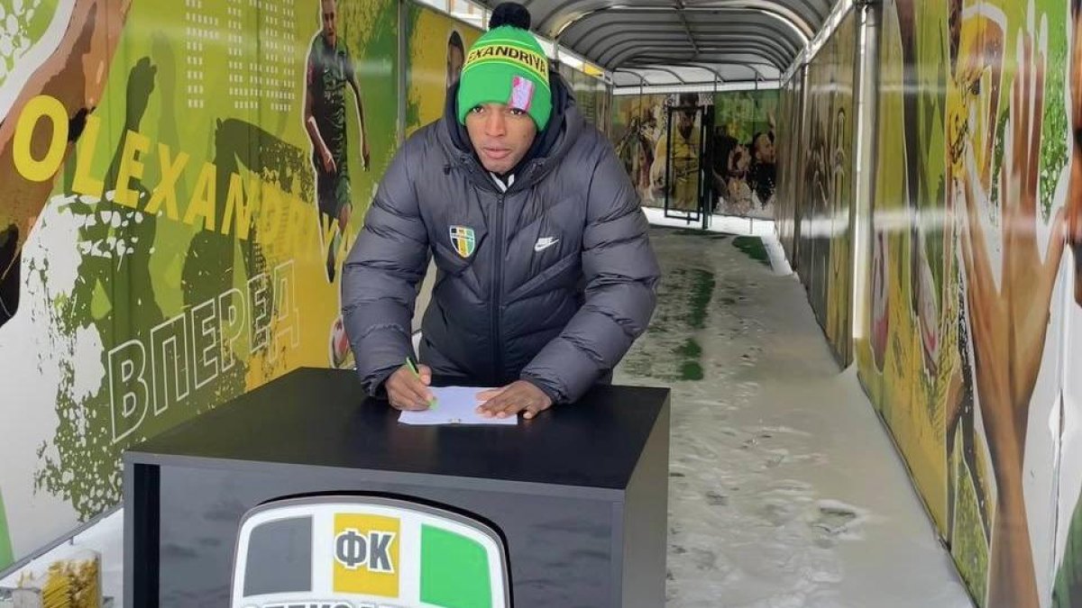 Madinson Julio, es la cara de Ecuador en el fútbol de Ucrania.