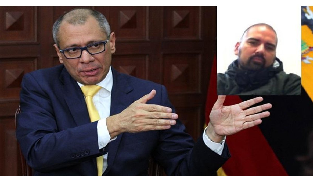 Leandro Norero pretendía que Jorge Glas supiera quién le ayudó con el habeas corpus que le permitió salir en libertad.