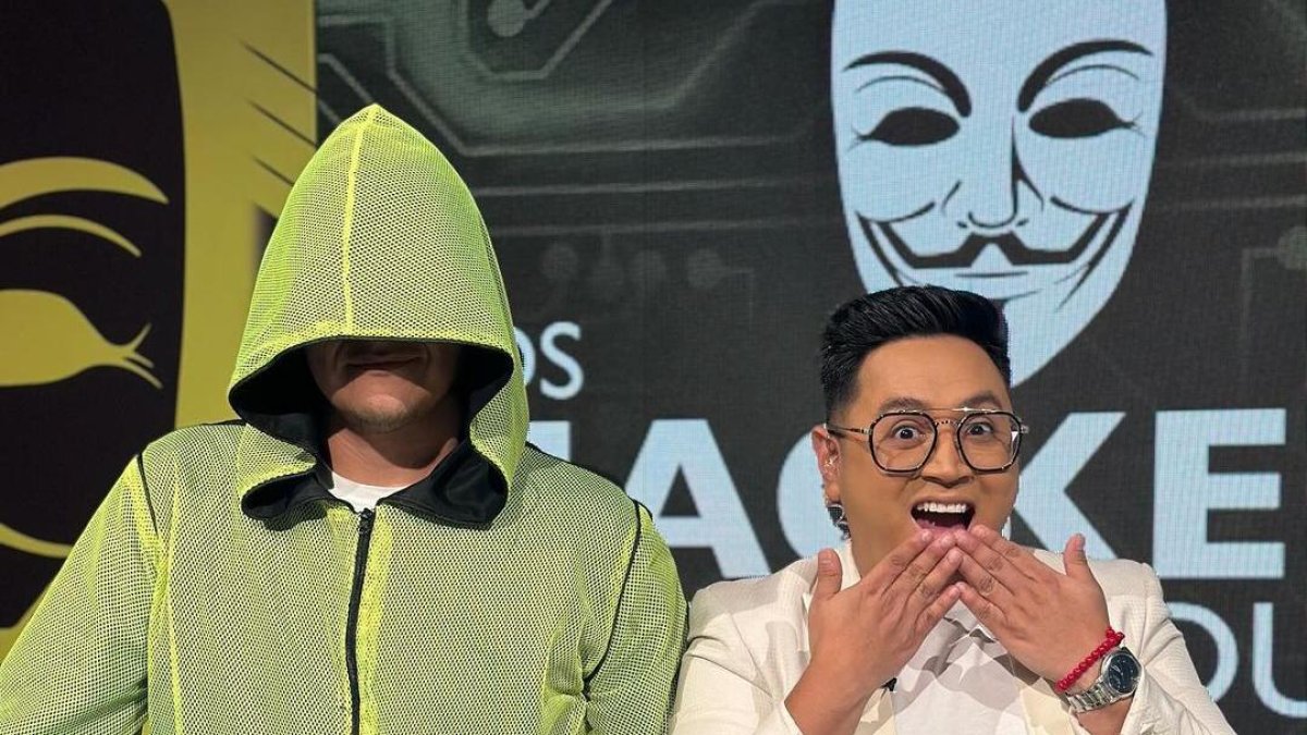 Parte del elenco del programa Los hackers de la farándula.