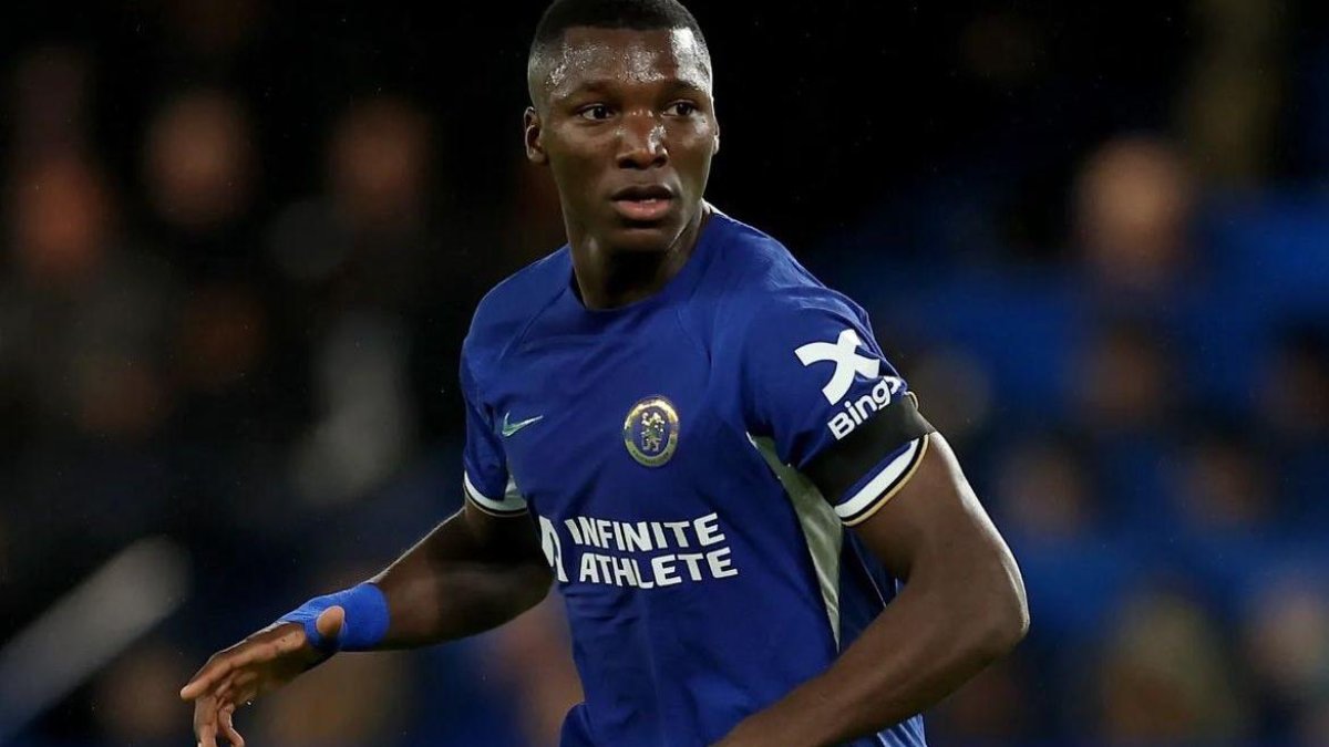 El ecuatoriano Moisés Caicedo, volante del Chelsea.