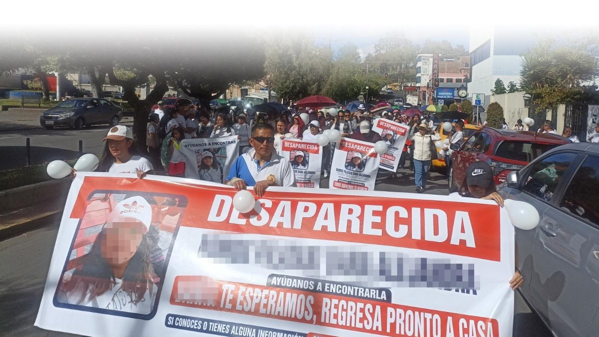 El jueves 8 de febrero, amigos, familiares y grupos de ciudadanos participaron de una marcha pidiendo el regreso de la niña.